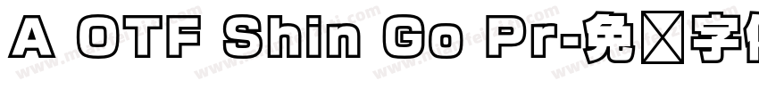 A OTF Shin Go Pr字体转换